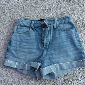 Hollister Blue Jean Shorts Classic Cut-Off Style
